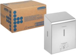 Distributeur d’essuie mains Kimberly Clark Professional Acier inoxydable Blanc 30,3 x 43,5 x 23 cm