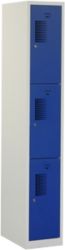 Casier NH 180 1.3 Gris, bleu Serrure à cylindre