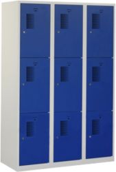 Casier NHT 180 3.9 Gris, bleu Système de sécurité antichute