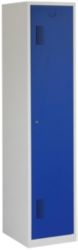Vestiaire NHTD 180 1.1 Gris, bleu 400 x 500 x 1,800 mm Système antichute