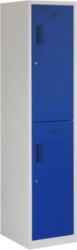 Vestiaire NHTD 180 1.2 Gris, bleu 400 x 500 x 1,800 mm 1 colonne