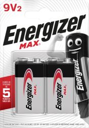 Piles Energizer Max 9V 6LR61 Alcaline 2 Unités