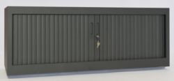 Armoire à rideaux CHS451207 Anthracite 1&nbsp;200 x 450 x 450 mm