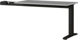 Plateau d'extension pour bureau GERMANIA 4241 581 Gris clair, noir 1&nbsp;130 x 600 x 870 mm