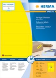 HERMA 4555 105 x 42 mm 100 Feuilles de 14 Étiquettes