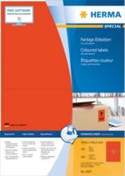 HERMA 4567 199 x 143 mm 100 Feuilles de 2 Étiquettes