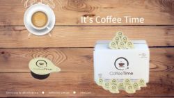 Crème à café CoffeeTime 240 unités de 7,3 ml