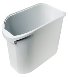 Corbeille à papier Exacompta Topline Gris clair 24 x 48 x 36,5 cm