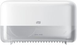 Distributeur de papier toilette T7 Rouleau traditionnel Plastique Blanc