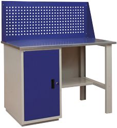 Établi avec placard Filex WB Pro 120 Bleu 1366 x 1200 x 700 mm