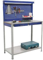 Établi d'atelier Filex WB 100 Bleu 1500 x 100 x 500 mm