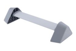 Repose pieds Kensington Gris Aluminium 136 Kg