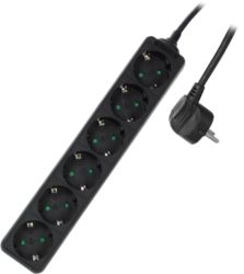 Extension de puissance ewent EW3956 6 prises Noir