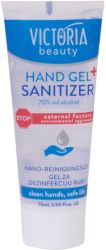 Gel aseptisant pour les mains VICTORIA beauty Gel à 70 % d'alcool Transparent 75 ml