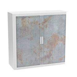 Armoire basse à rideaux Paperflow Globe Assortiment 1&nbsp;100 x 415 x 1&nbsp;040 mm