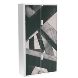 Armoire basse à rideaux Paperflow Beams Assortiment 1&nbsp;100 x 415 x 2&nbsp;040 mm