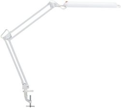 Lampe de bureau avec pince de fixation Maul MAULatlantic Blanc 11 W LED 70 x 810 x 390 mm