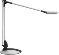 Lampe de bureau LED Maul MAULoptimus Argenté Base réglable