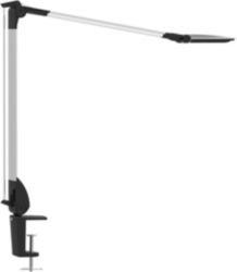 Lampe de bureau avec pince gradation LED Maul MAULoptimus Argenté