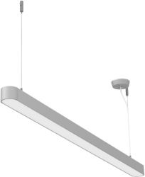 Plafonnier LED Maul MAULstraight Argenté 37 W LED 65 mm