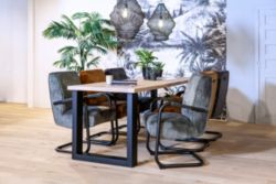 Bureau euroseats Denver Chêne 2&nbsp;400 x 1&nbsp;000 x 780 mm