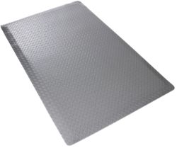 Tapis de sol antifatigue etm Dyna Protect Diamant Gris 600 x 900 mm
