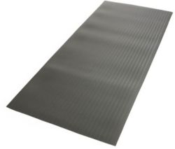 Tapis de sol anti fatique à nervures Gris 60 x 90 cm