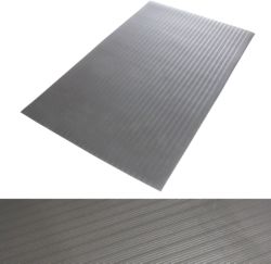 Tapis anti fatigue souple etm Gris 90 x 300 cm