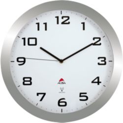 Alba Horloge murale 38 x 5,5 cm Argenté