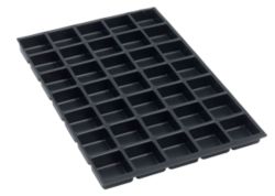 Organisateur pour tiroir de bureau Bisley à 35 compartiments 20 mm Noir
