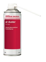 Aérosol dépoussiérant Office Depot Sans HFC Rouge, blanc 400 ml