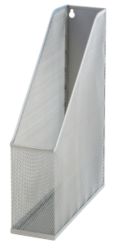 Porte revues Office Depot Mesh Fil, métal Argenté A4 7,5 x 25,3 x 31,5 cm