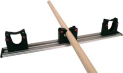 Support à balai BETRA 5,5 x 9 cm Noir