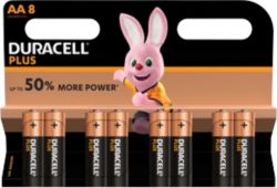 Piles Duracell Plus Power AA MN1500 LR6 1,5V Alcaline 8 Unités