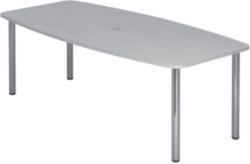 Table de conférence Hammerbacher KT22C Gris 2&nbsp;200 x 1&nbsp;050 x 740 mm