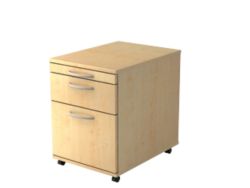 Caisson à tiroirs Hammerbacher 1605 BO Imitation érable 428 x 580 x 590 mm