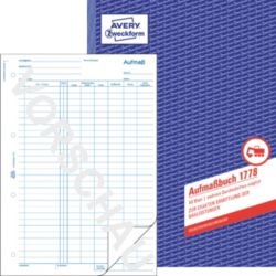 Formulaires de construction AVERY Zweckform 1778 Blanc A4 21 x 29,7 cm 50 Feuilles