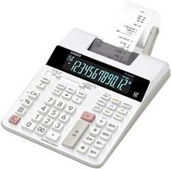 Calculatrice de bureau imprimante Casio FR 2650RC 12 chiffres Blanc