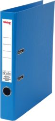 Classeur à levier Viking 50 mm Lisse Carton, polypropylène 2 anneaux A4 Bleu