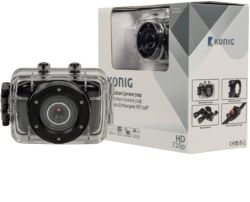 Caméra d'action König CSAC200 5 Mégapixels Noir