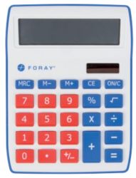 Calculatrice de bureau Foray Generation 10 chiffres Rouge