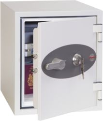 Coffre fort ignifuge Phoenix FS1282K Serrure à clé Blanc 350 x 430 x 410 mm