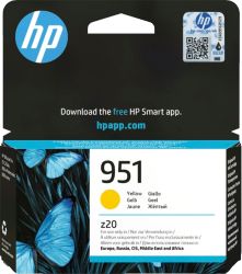 Cartouche jet d'encre HP D'origine 951 Jaune CN052AE