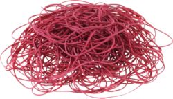 Élastiques en caoutchouc Office Depot 150 x 1,5 mm 100 mm Rouge 500 g 500 g