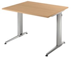 Bureau Hammerbacher Imitation hêtre 800 x 800 x 720 mm