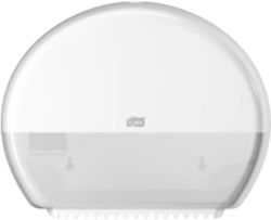 Distributeur de papier toilette Tork Mini Jumbo Plastique Blanc 34,5 x 13,2 x 27,5 cm