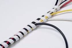 Protège câbles D Line Spiral Wrap Blanc 4 x 4 cm