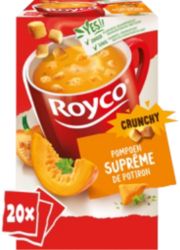 Soupes instantanées Royco Suprême de potiron 20 Unités de 30 g