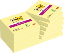 Notes adhésives Post it 76 x 76 mm Jaune 12 Unités de 90 Feuilles