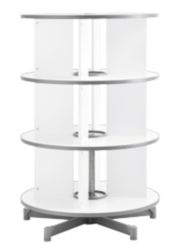 Colonne rotative Moll Depotfile® 3 Niveaux 72 classeurs Blanc 1&nbsp;220 mm